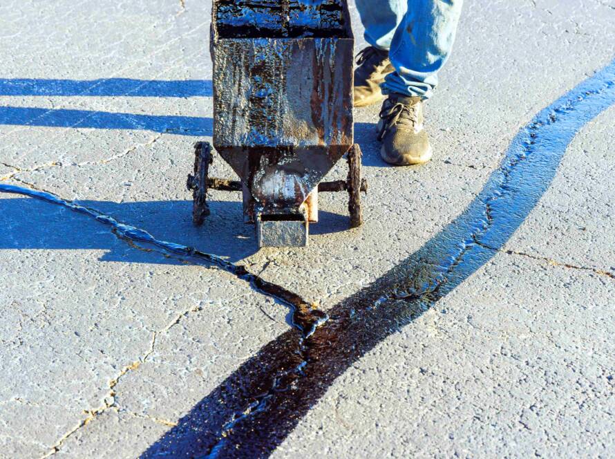 crack sealing vs overlaying