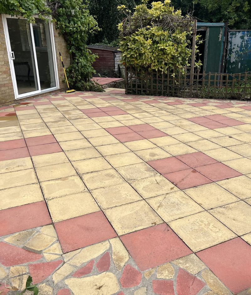 Slab Patio Cleaning