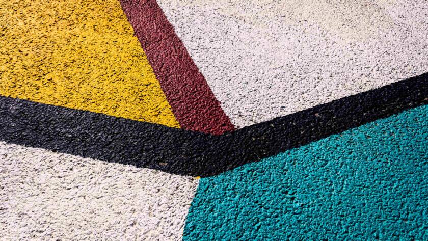 colored tarmac