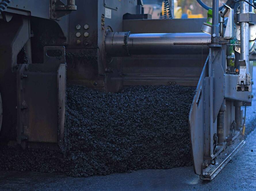 types of road surfacing materials