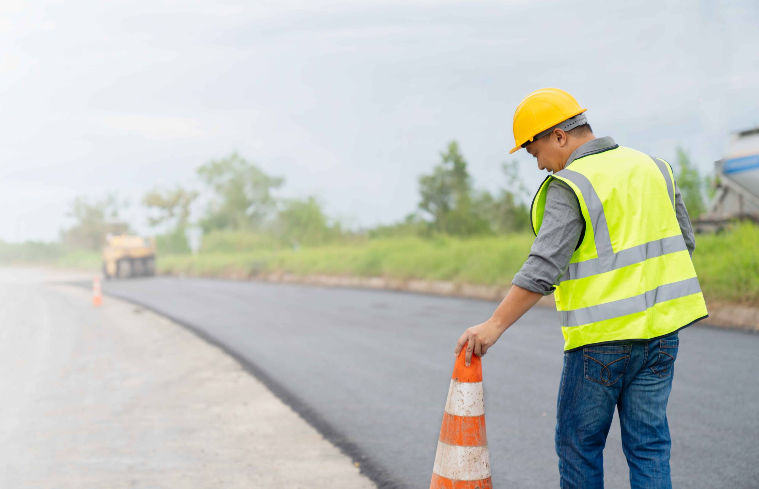 road surfacing preparation