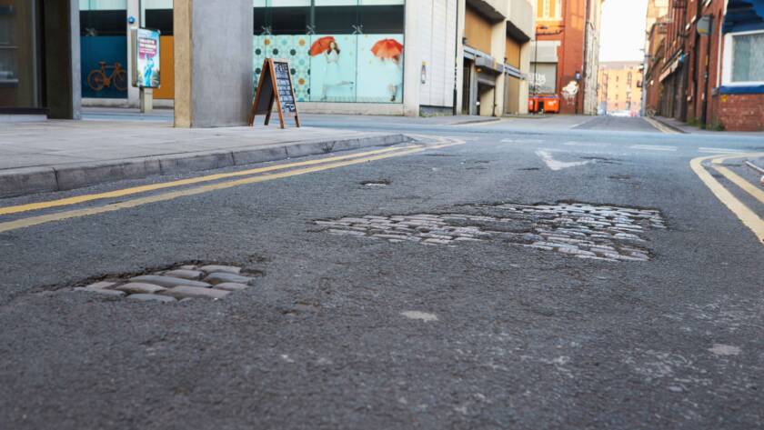 Poor Road Surfacing Damage