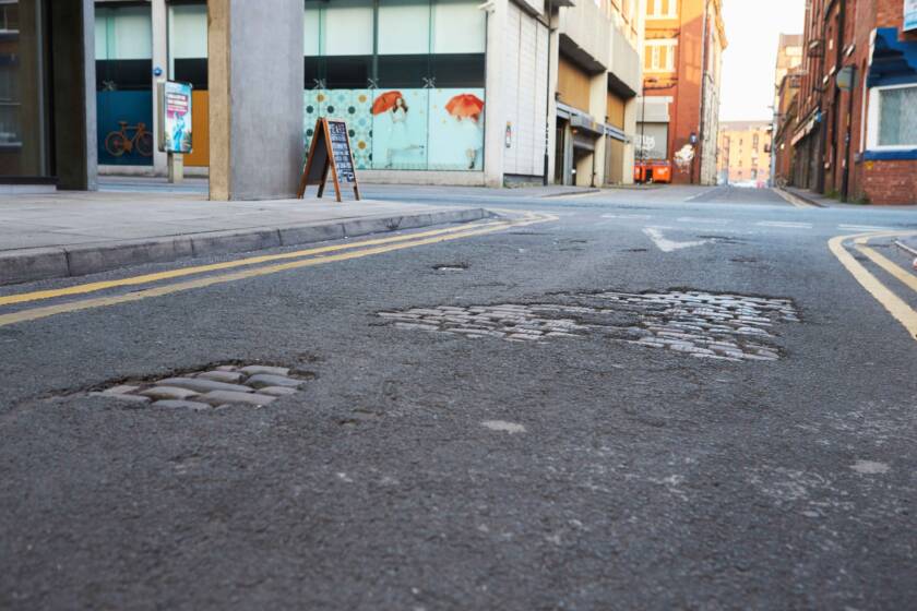 Poor Road Surfacing Damage