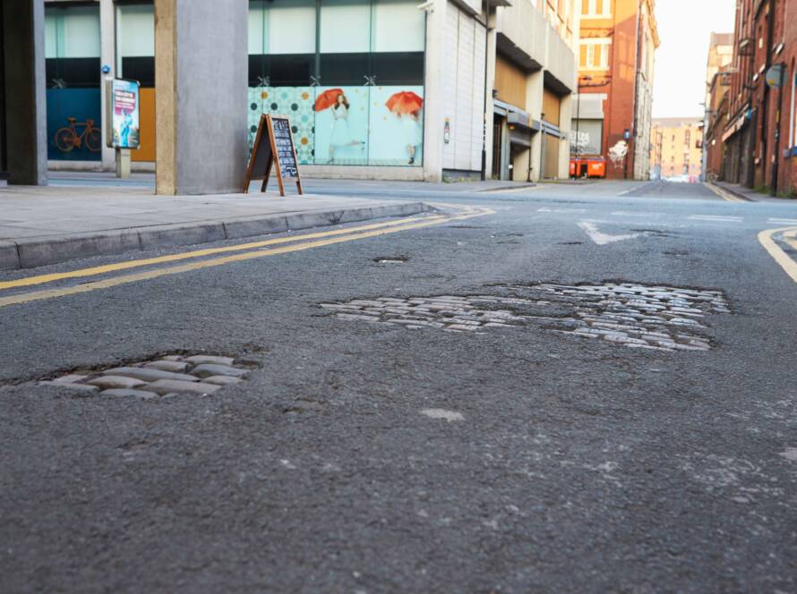 Poor Road Surfacing Damage