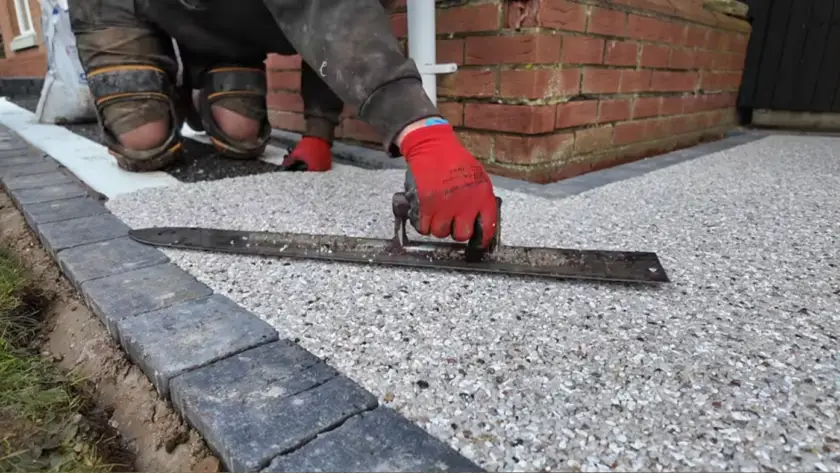 Preparation for Resin Driveway Installation