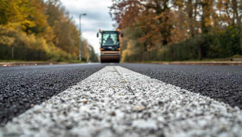 winter road surfacing Hertfordshire