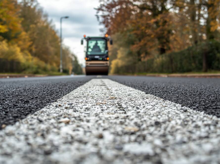 winter road surfacing Hertfordshire