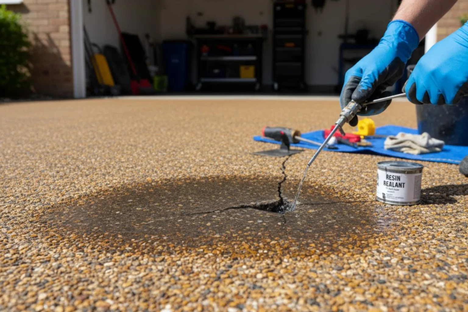 Driveway water leak repair UK