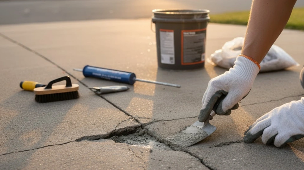 Concrete driveway repair UK