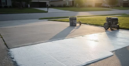 Concrete driveway resurfacing UK