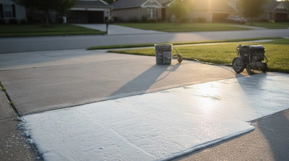 Concrete driveway resurfacing UK