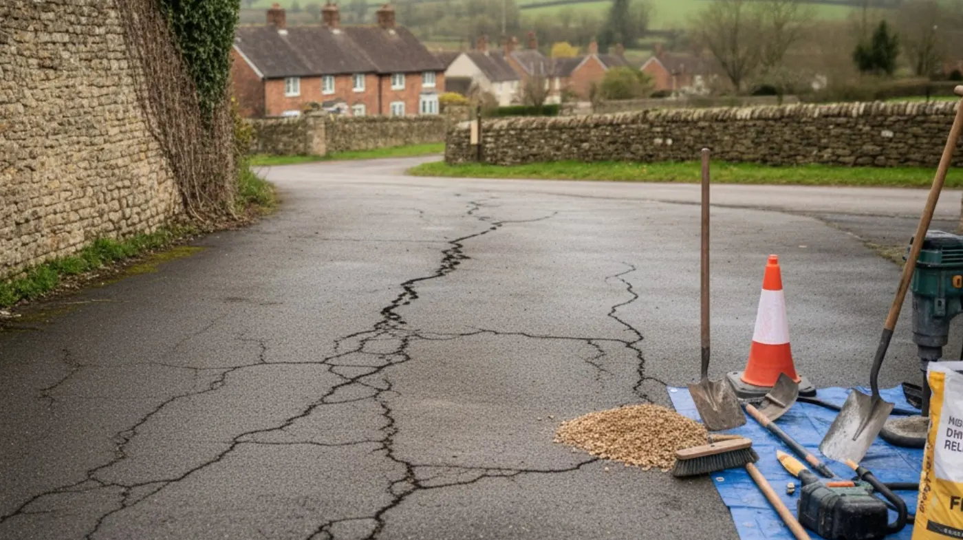 Fix a Sinking Driveway