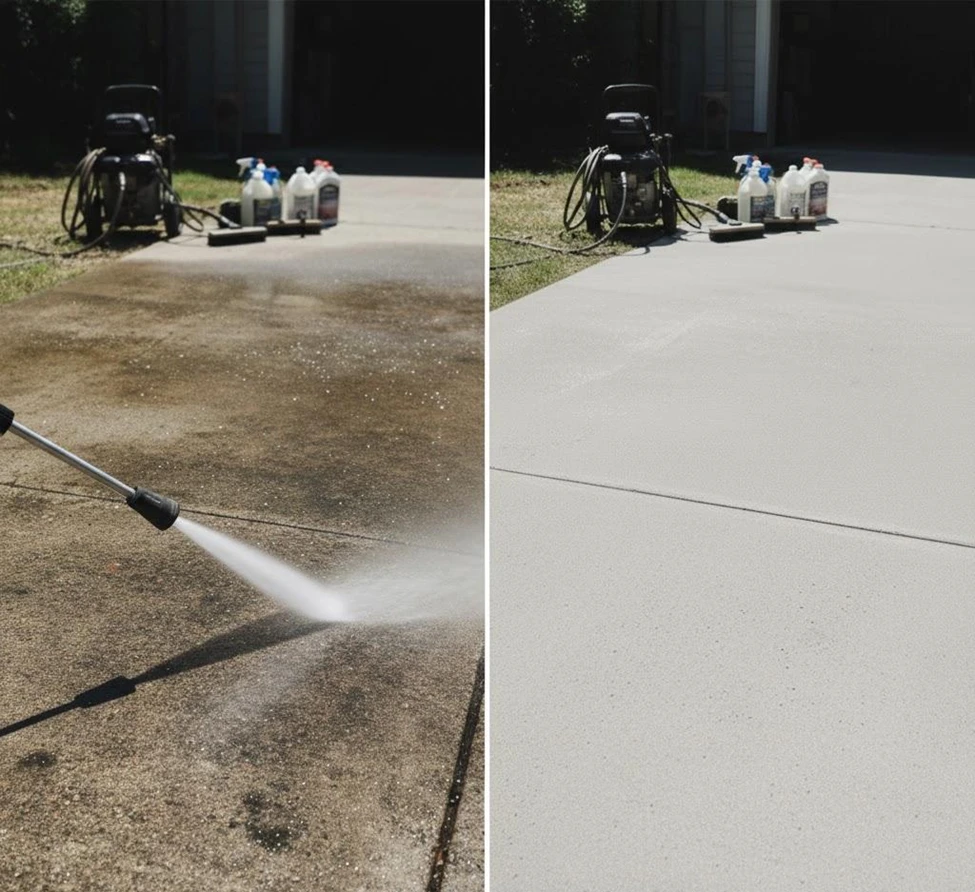 Oil Stain Types on Driveway Surfaces