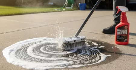 Remove Oil Stains from Driveway