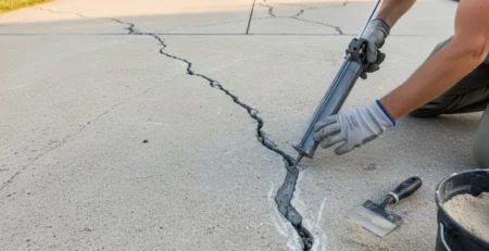 Repair Cracks in Driveway