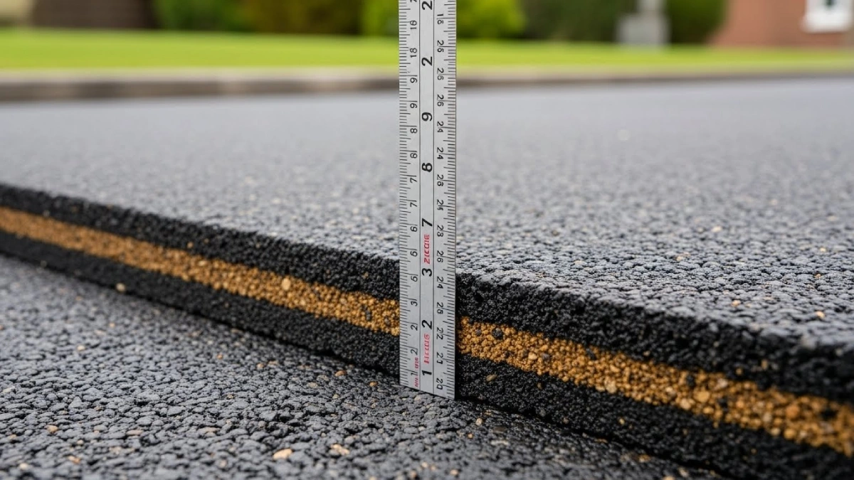 How Thick is a Tarmac Driveway in the UK