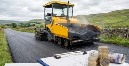 Machine Lay Tarmac Costs in the UK