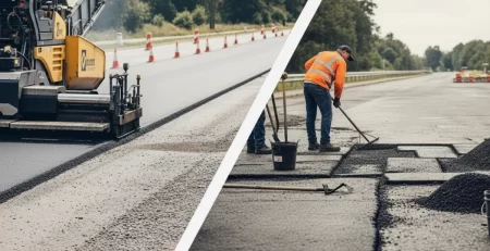 Machine Lay Tarmac Services vs Resurfacing Cost