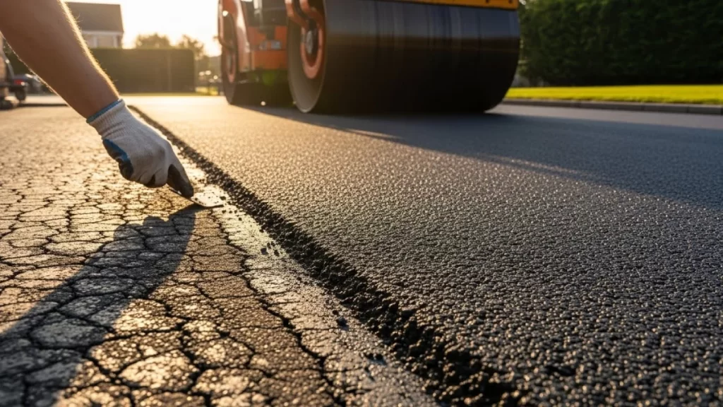 Process of Resurfacing a Tarmac Driveway