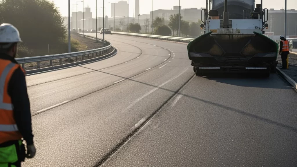 Why Machine Lay Tarmac Is Ideal for High-Traffic Applications