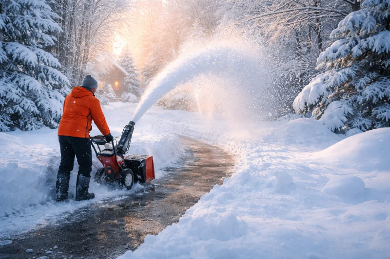 Eco-friendly driveway ice removal