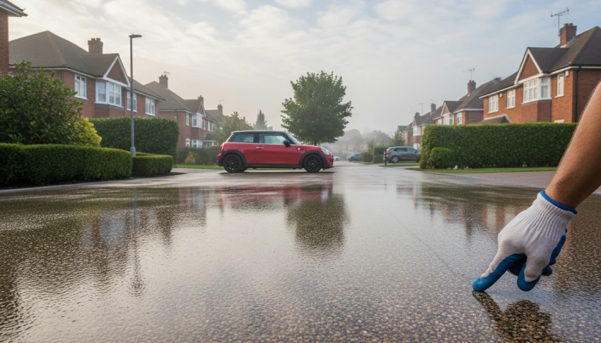 Professional resin driveway installation