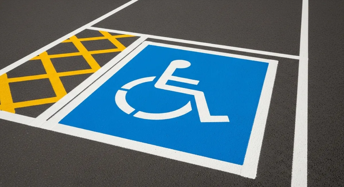 Disabled Parking Bay Markings