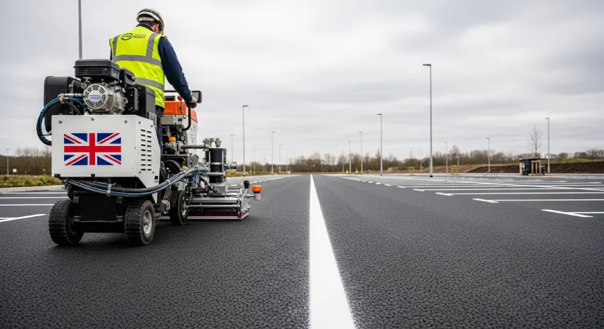 UK car park directional arrows