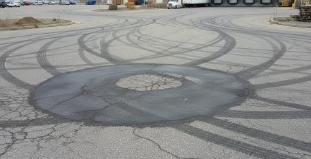 traffic channelisation surface wear