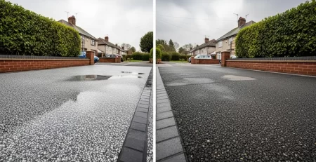 Resin bound commercial driveway UK
