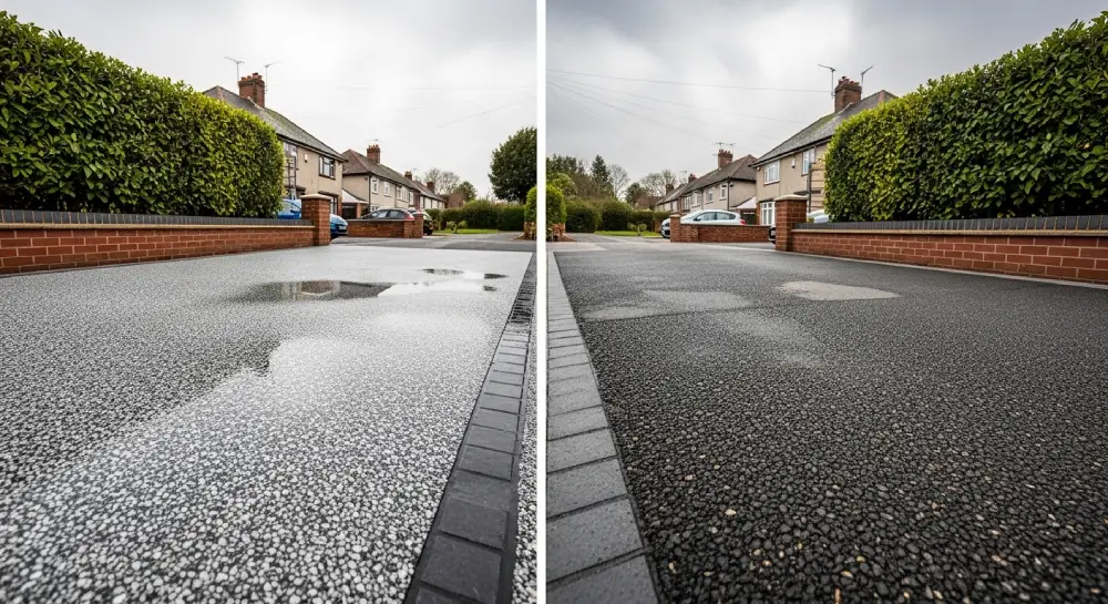 Resin bound commercial driveway UK