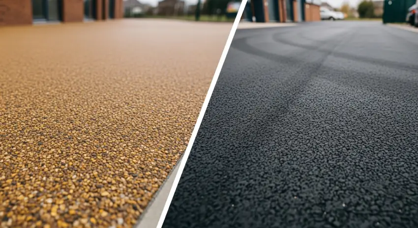 Modern resin driveway Hertfordshire business