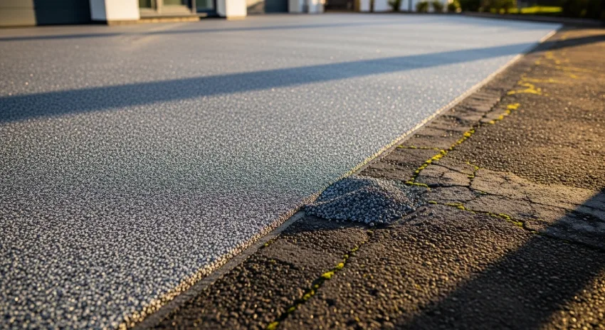 Resin bound driveway Hertfordshire finish