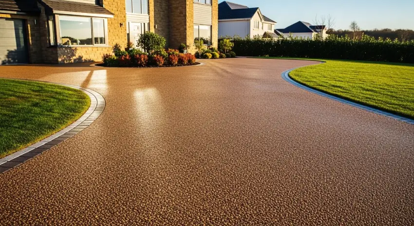 Resin bound driveway installation process