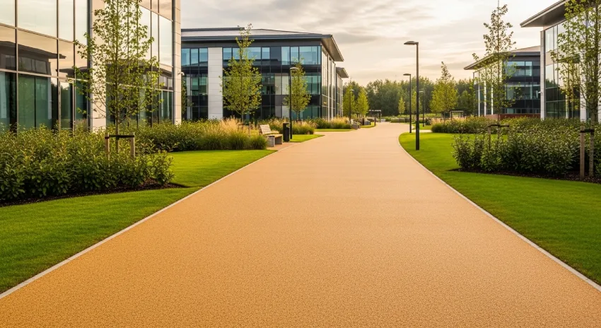 Resin pathway commercial property UK
