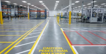 Factory Floor Line Marking for Efficient Operations