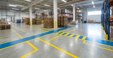 Forklift Lane Markings for Safer Warehouses
