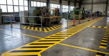 Hazard Zone Markings in Industrial Facilities