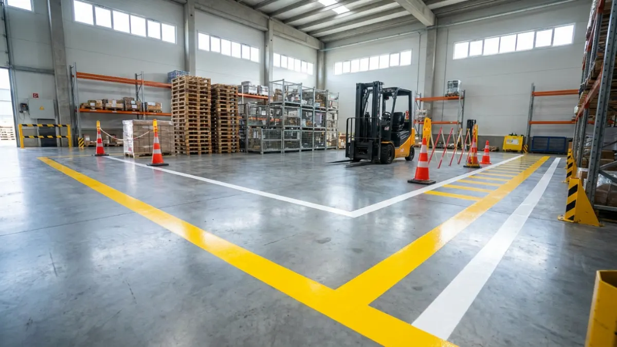 How Line Marking Helps Prevent Warehouse Accidents