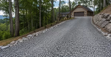 How to Build a Driveway on a Slope