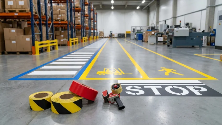Industrial Floor Marking Systems Explained