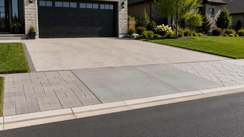 Materials and Surface Choice: Match Driveway