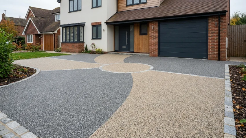 Modern Resin Driveway Designs for UK Homes
