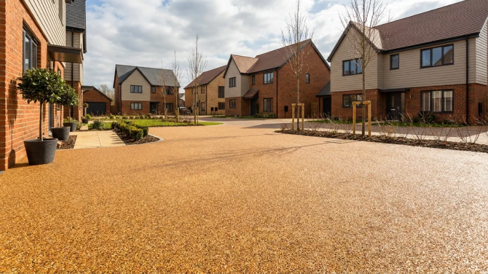 Resin Driveways for New Build Homes