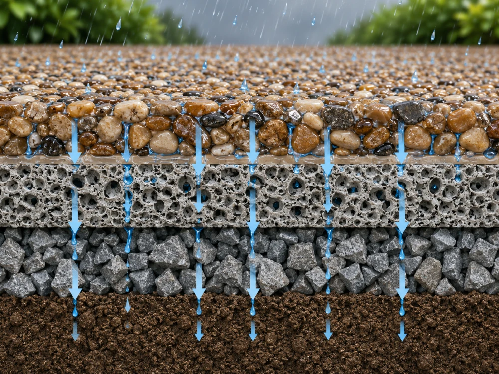 Are resin bound driveways permeable