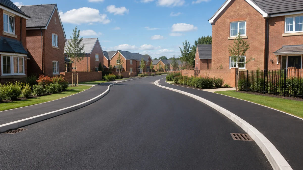 Estate Road Surfacing for Private Developments UK