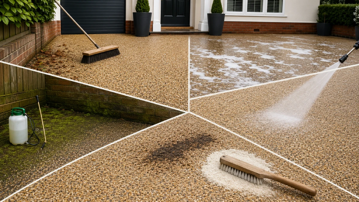 How to Clean a Resin Driveway