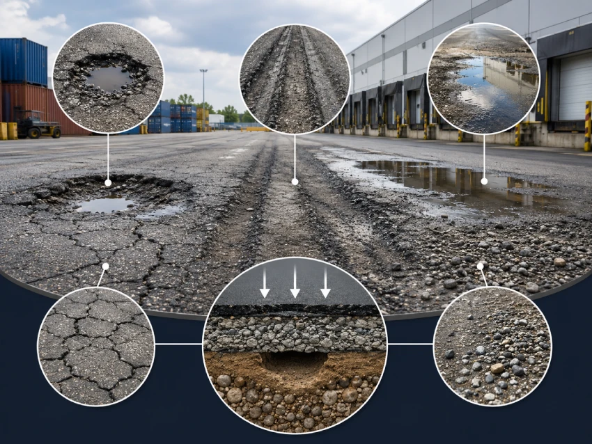 common industrial yard surfacing problems Hertfordshire

