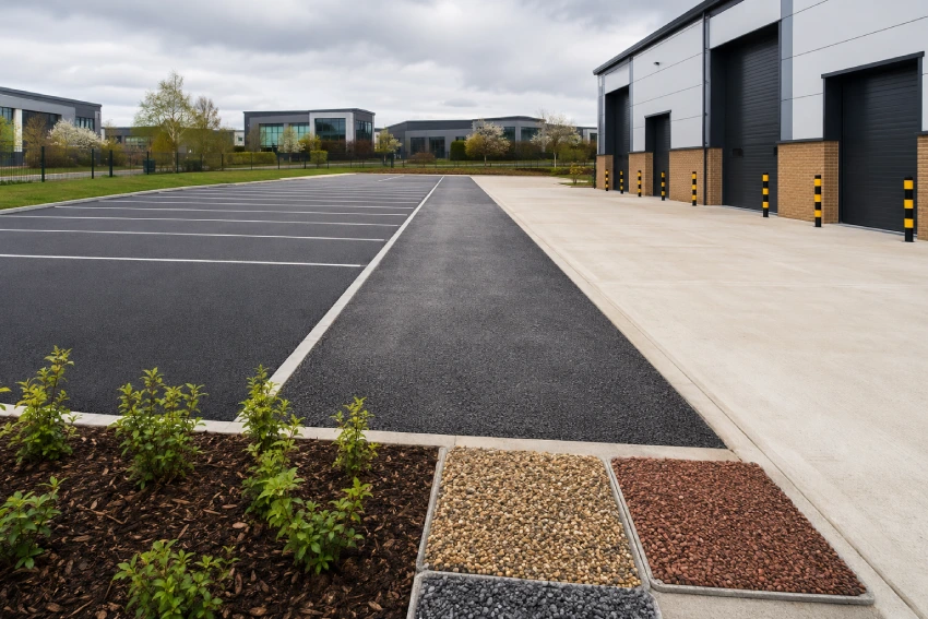  Precision business car park surfacing installation