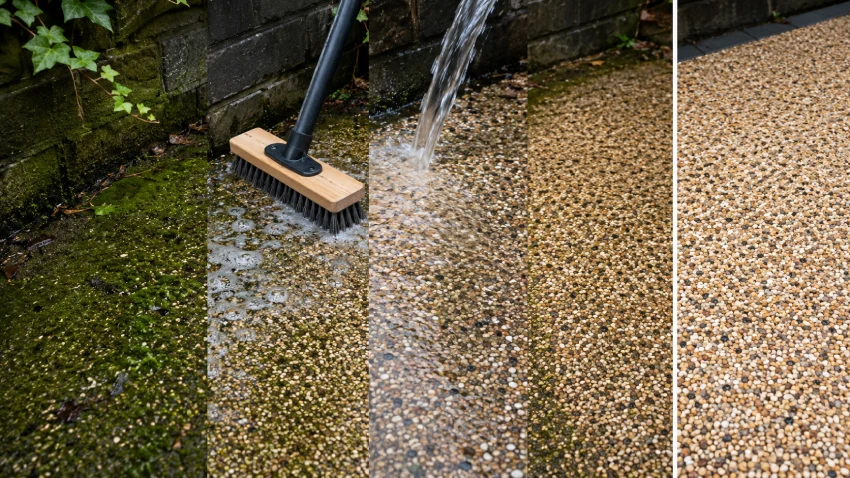 Pressure Wash Resin Without Surface Damage